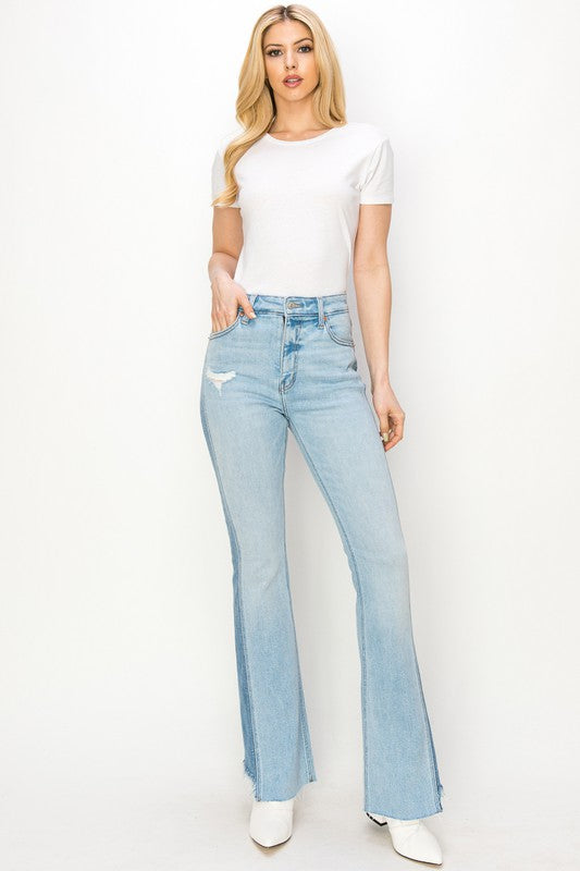 High Rise Boot Cut Jeans