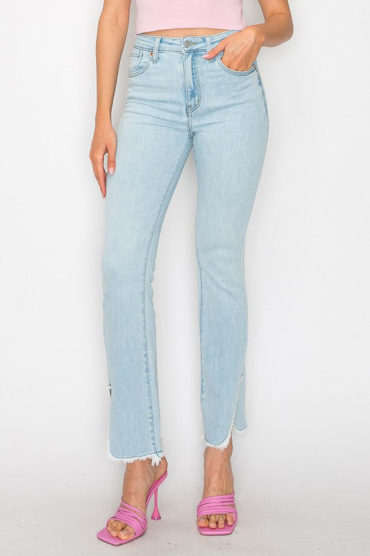 High Rise Straight Leg Jeans