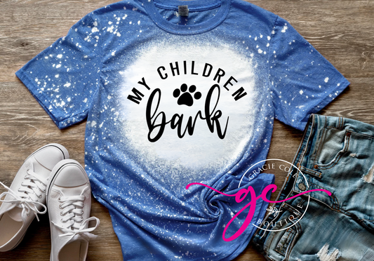 My Children Bark Bleached Tee