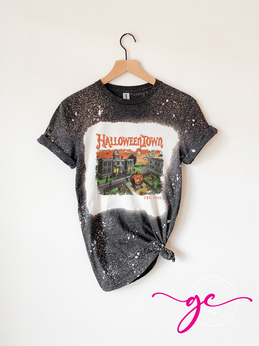 Halloweentown Bleached Shirt