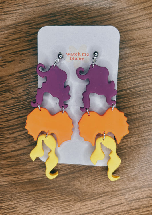 Hocus Pocus Clay Earrings