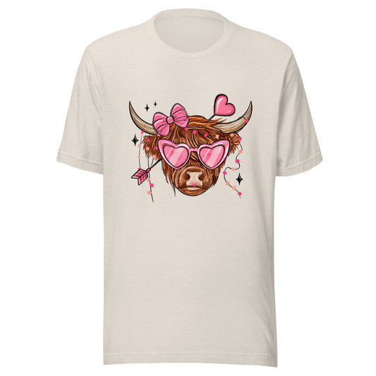 Valentine's Cow Tee