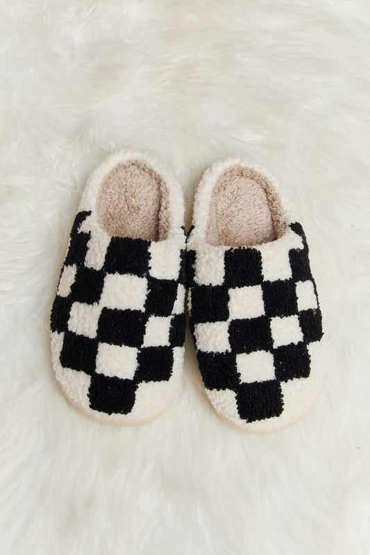 Checkered Slippers